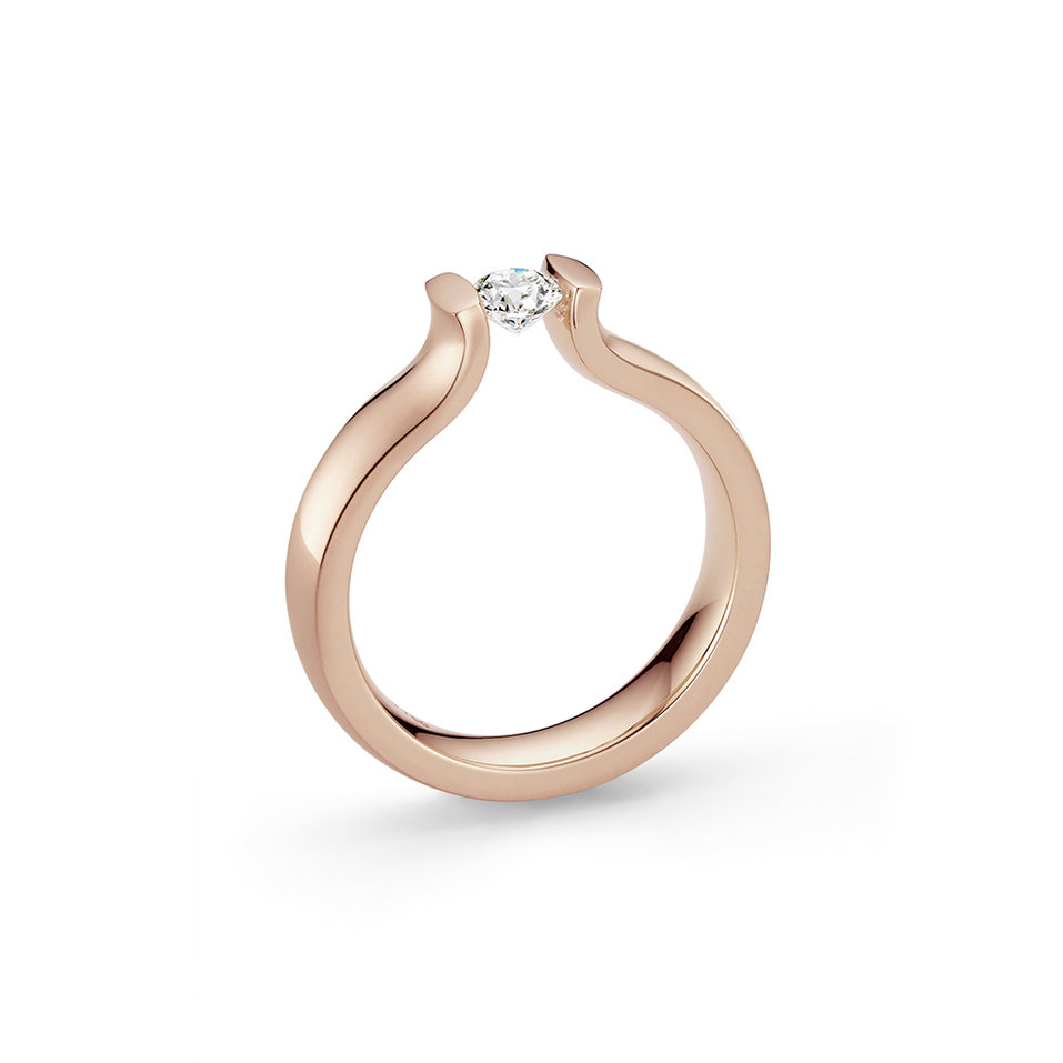 Prsten s diamantem Spannring Lucia