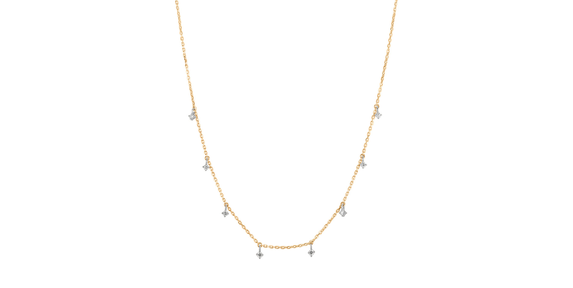 Náhrdelník s diamanty Disco Diva