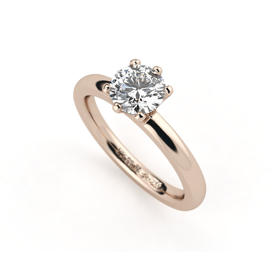 Prsten s diamantem Amatis 6 prongs