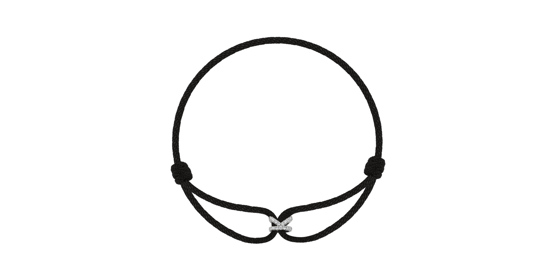 Náramek s diamanty Alphabet Delight