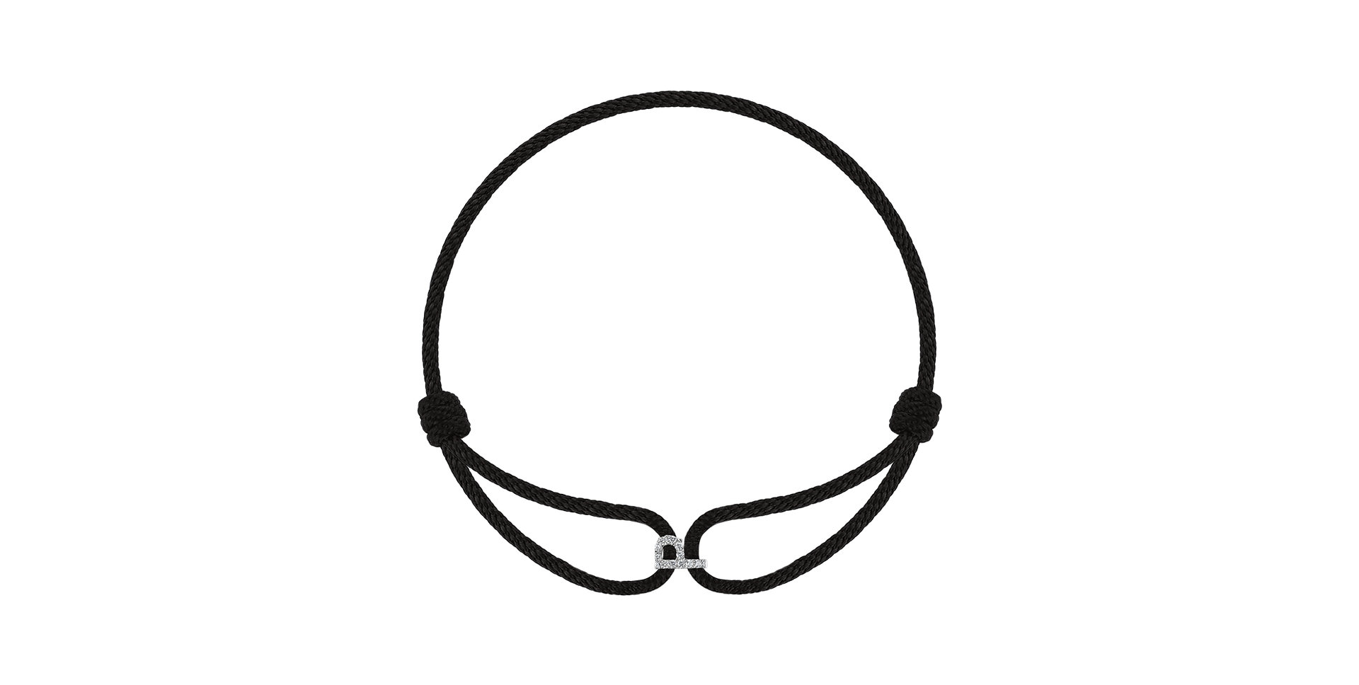 Náramek s diamanty Alphabet Delight