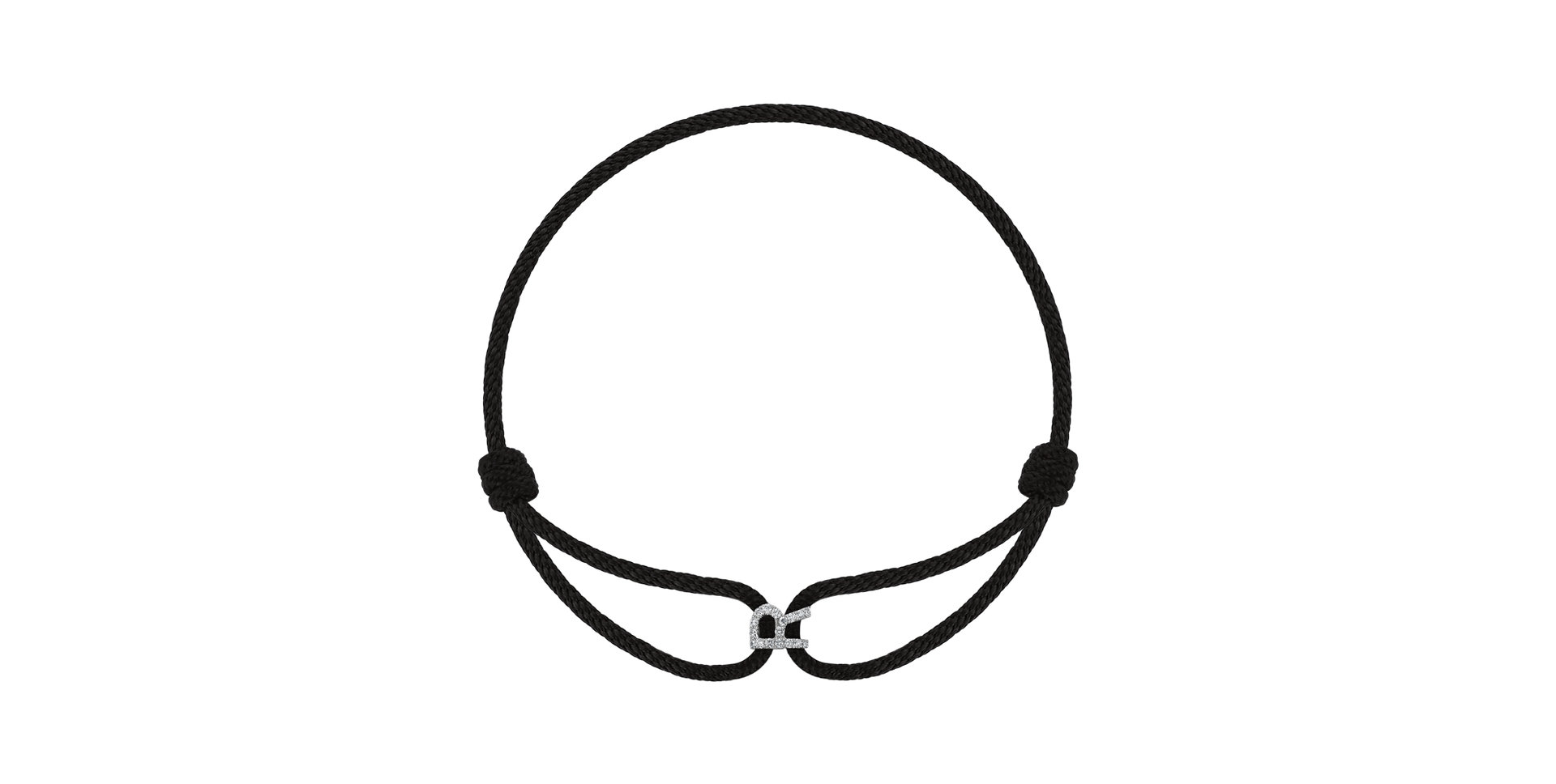 Náramek s diamanty Alphabet Delight