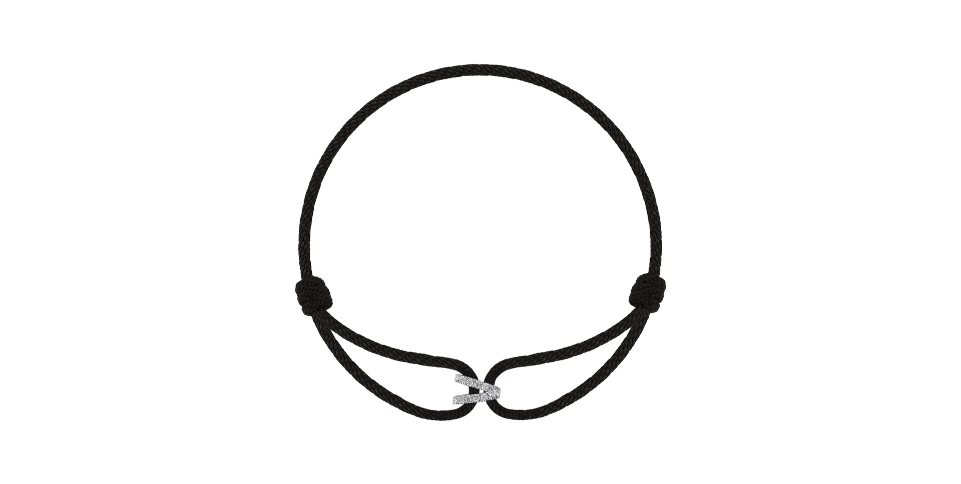 Náramek s diamanty Alphabet Delight