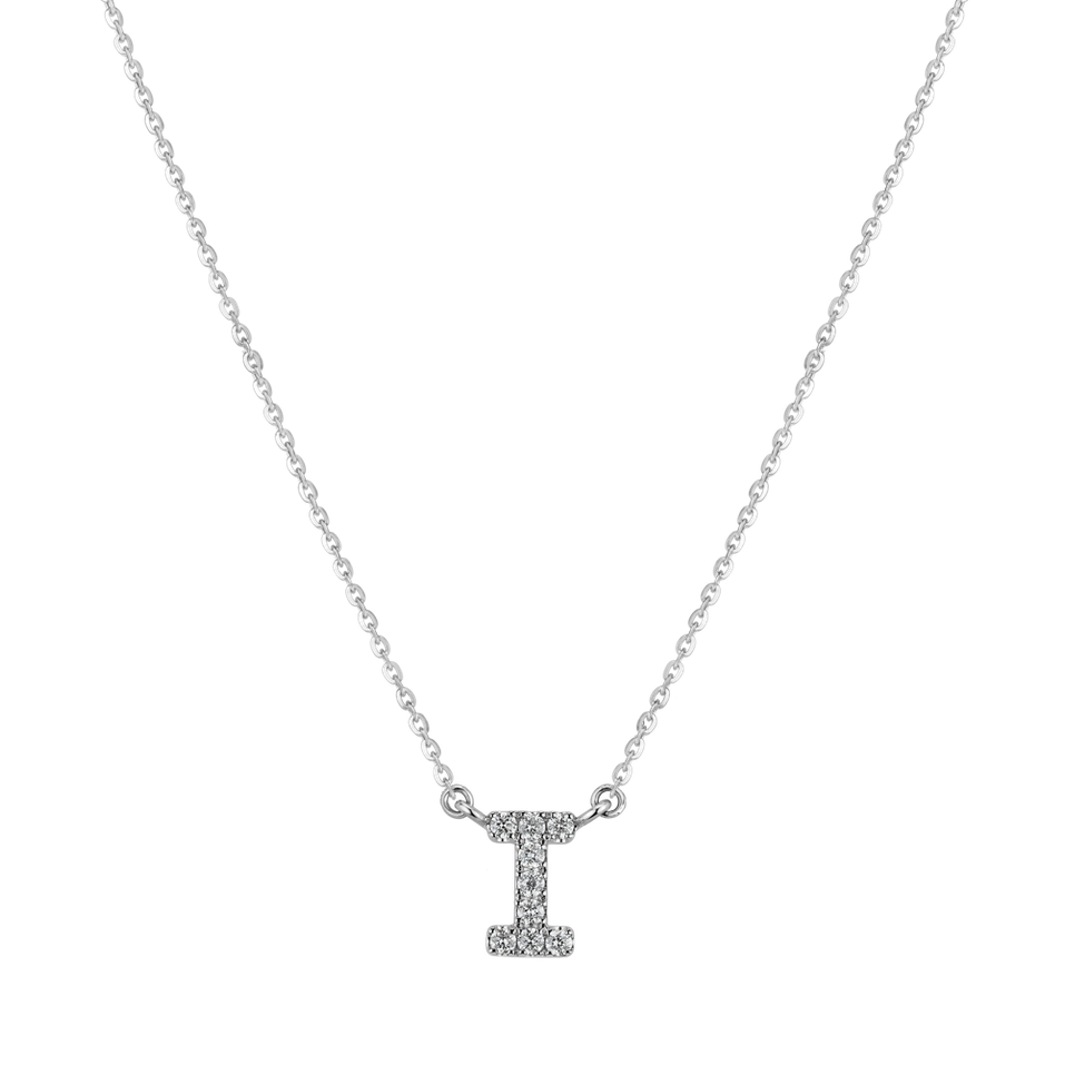 Náhrdelník s diamanty Shiny Alphabet