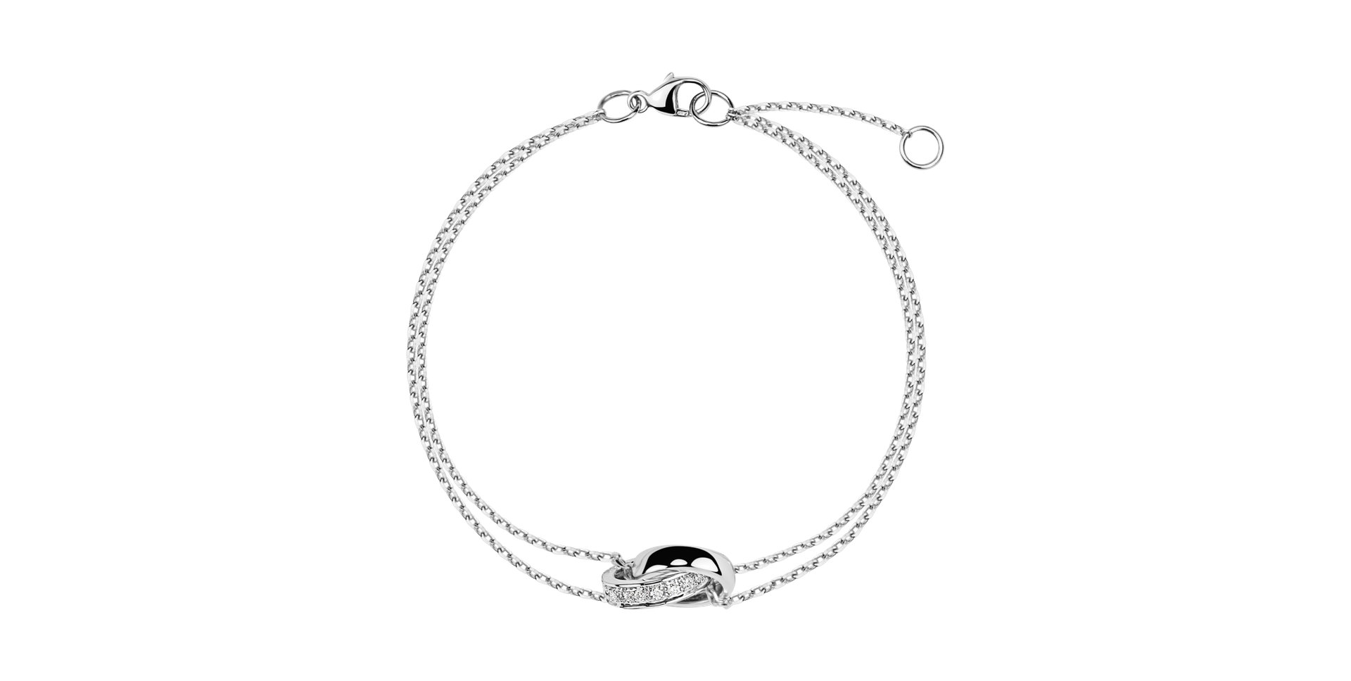 Náramek s diamanty Divine Bond