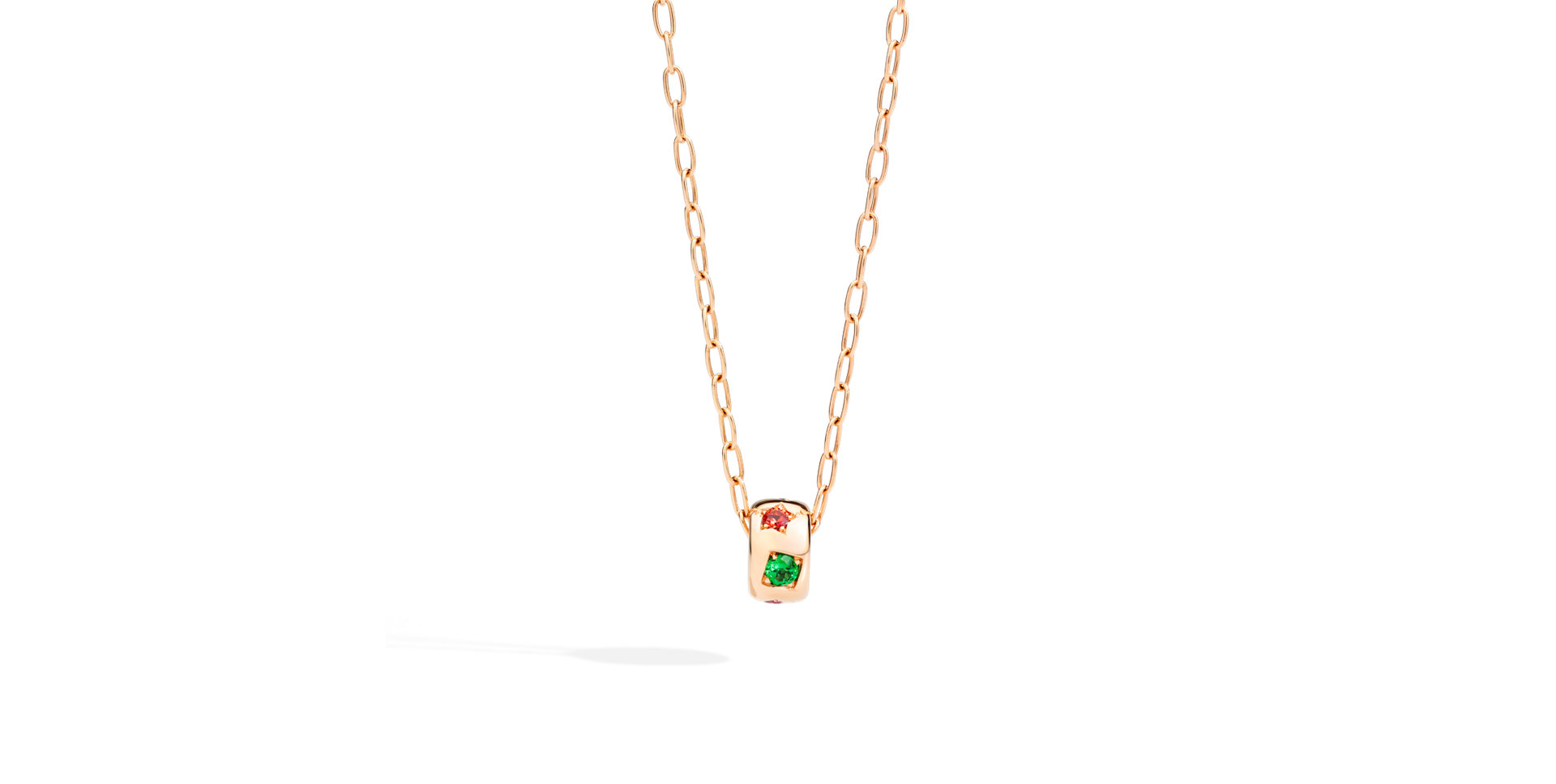 Náhrdelník se safírem, granátem, spinelem a tanzanitem Iconica