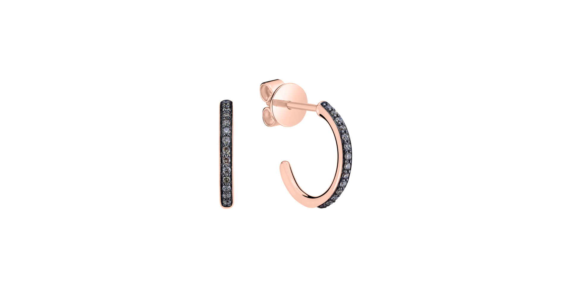 Náušnice s diamanty Creolyn