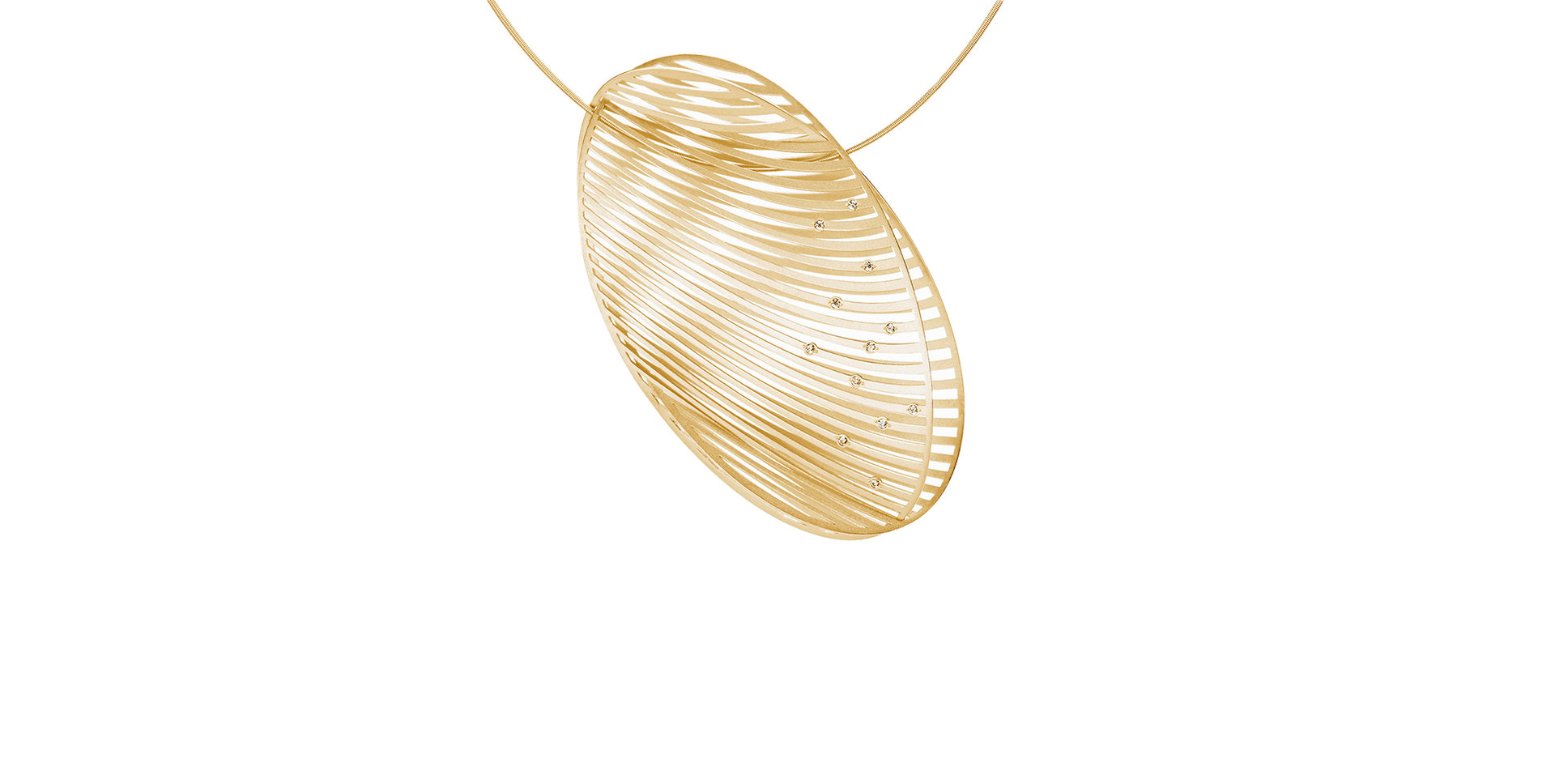 Přívěs s diamanty Mirage Pendant Limited Edition Oval