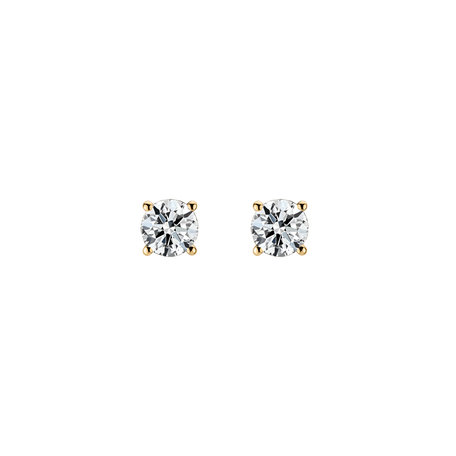 Náušnice s diamanty Essential Shine
