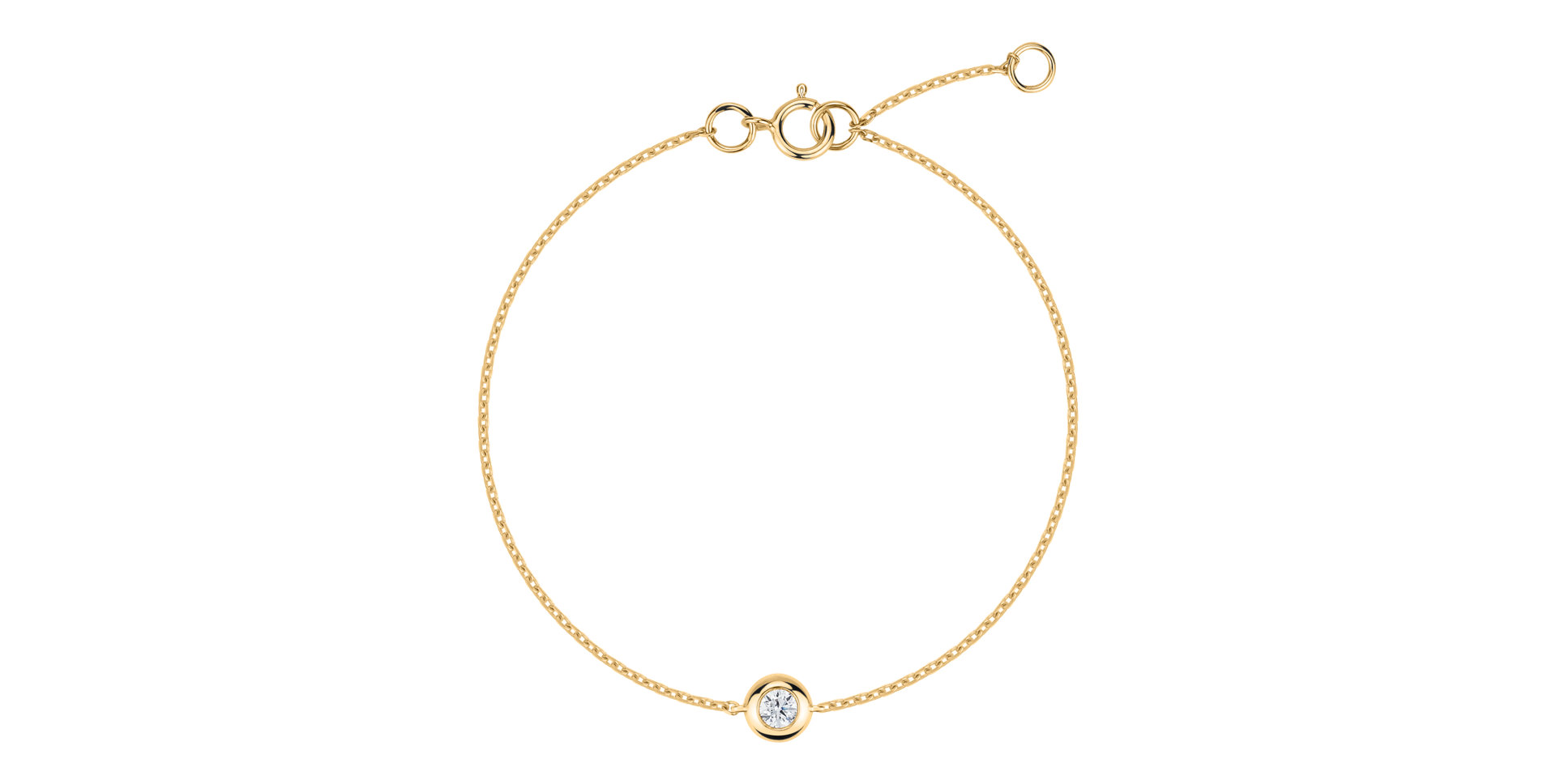 Náramek s diamantem Sparkling Dot