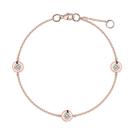 Náramek s diamanty Sparkling Dot