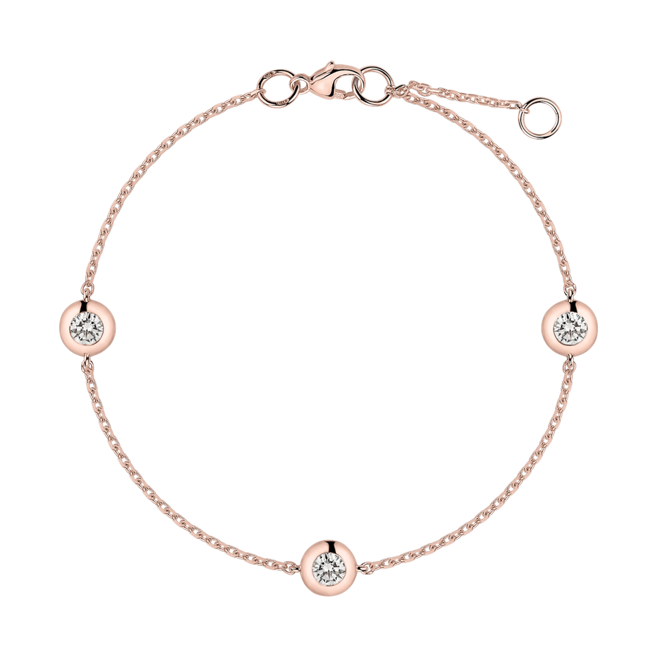 Náramek s diamanty Sparkling Dot
