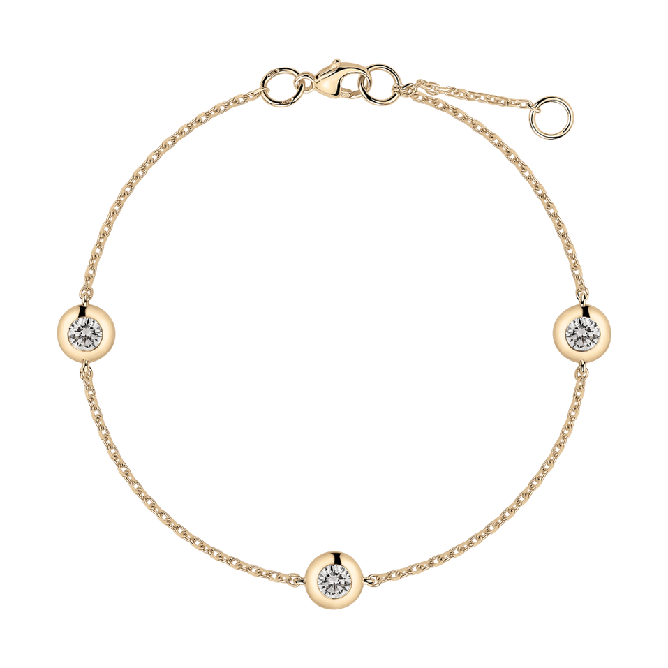 Náramek s diamanty Sparkling Dots