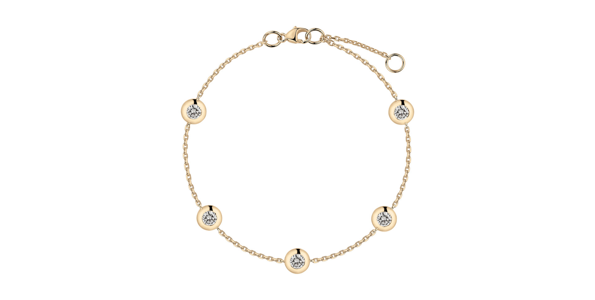 Náramek s diamanty Sparkling Dots