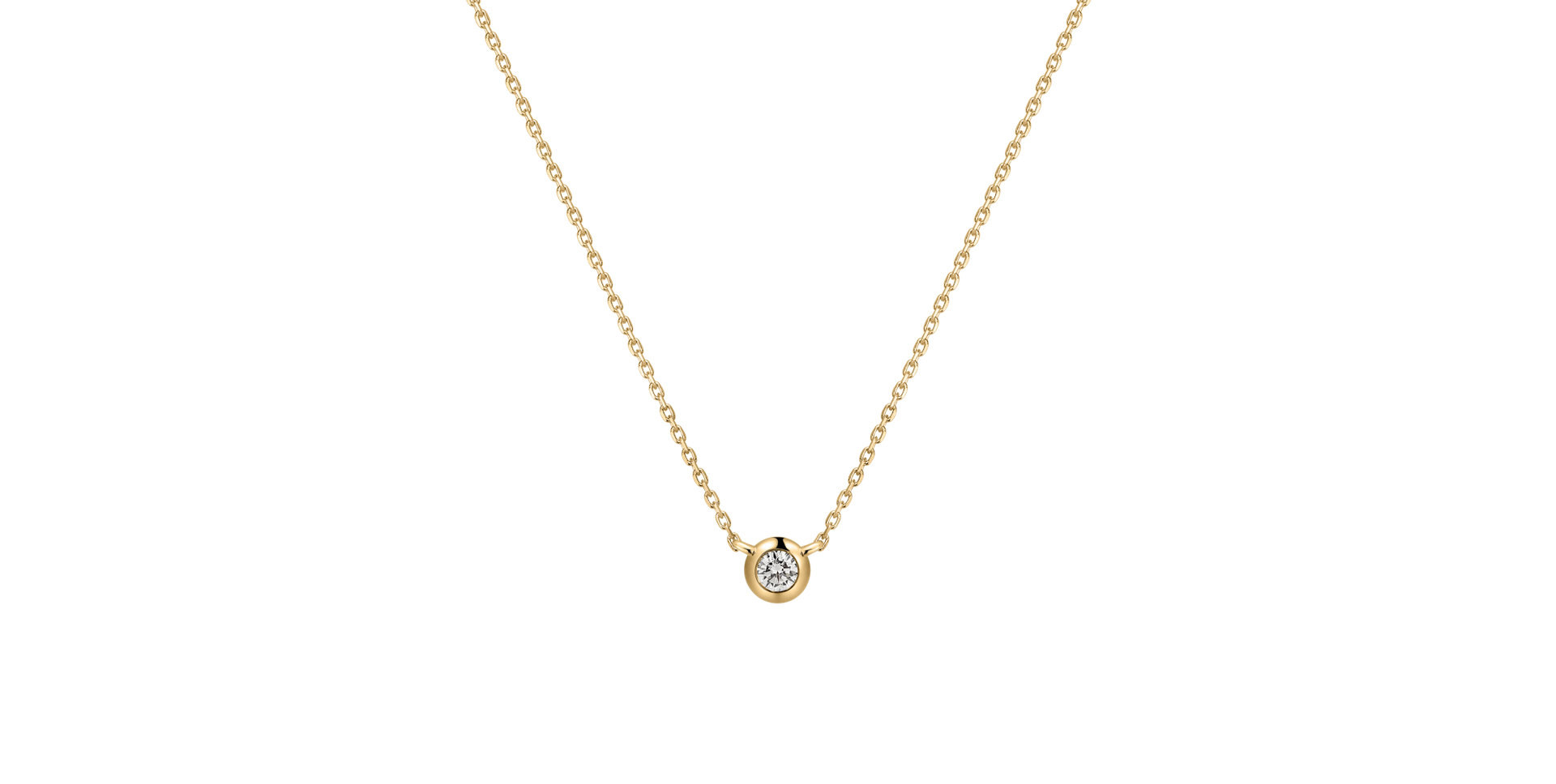 Náhrdelník s diamantem Sparkling Drop