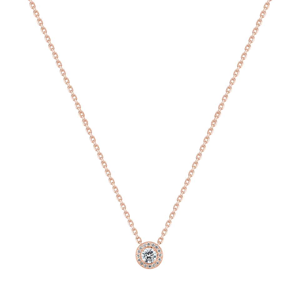 Náhrdelník s diamanty Glowing Moon