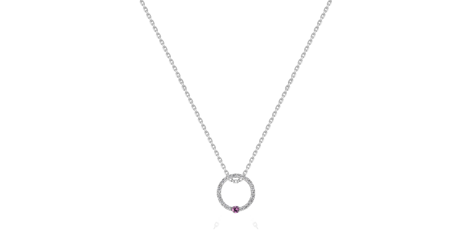 Přívěs s diamanty a safírem Fairytale Heaven