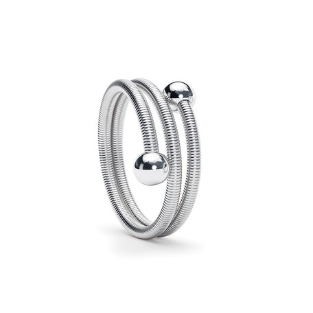 Prsten platina Colette C Embrace Ring 2 Windings