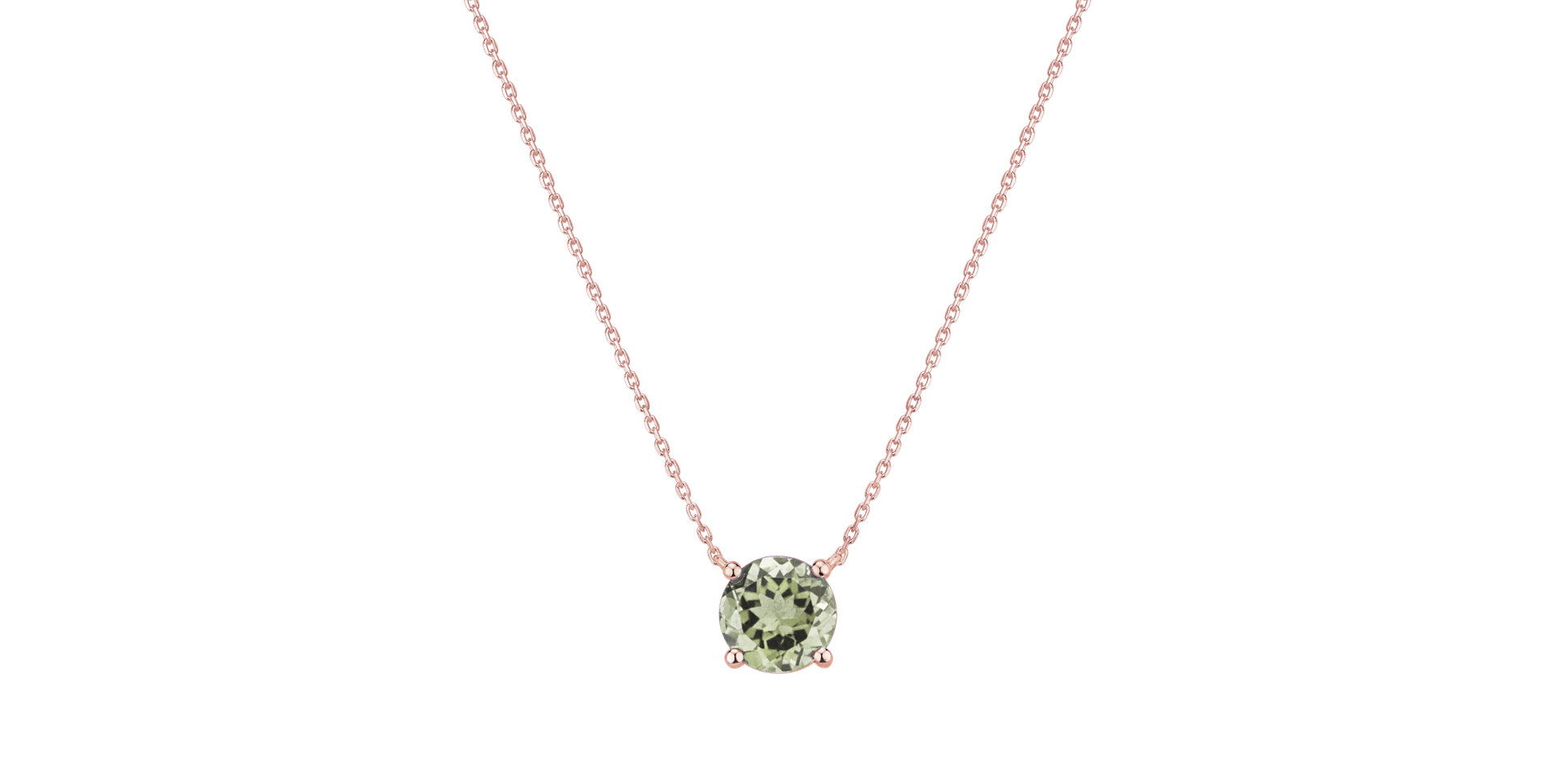 Náhrdelník s ametystem Lucky Glance