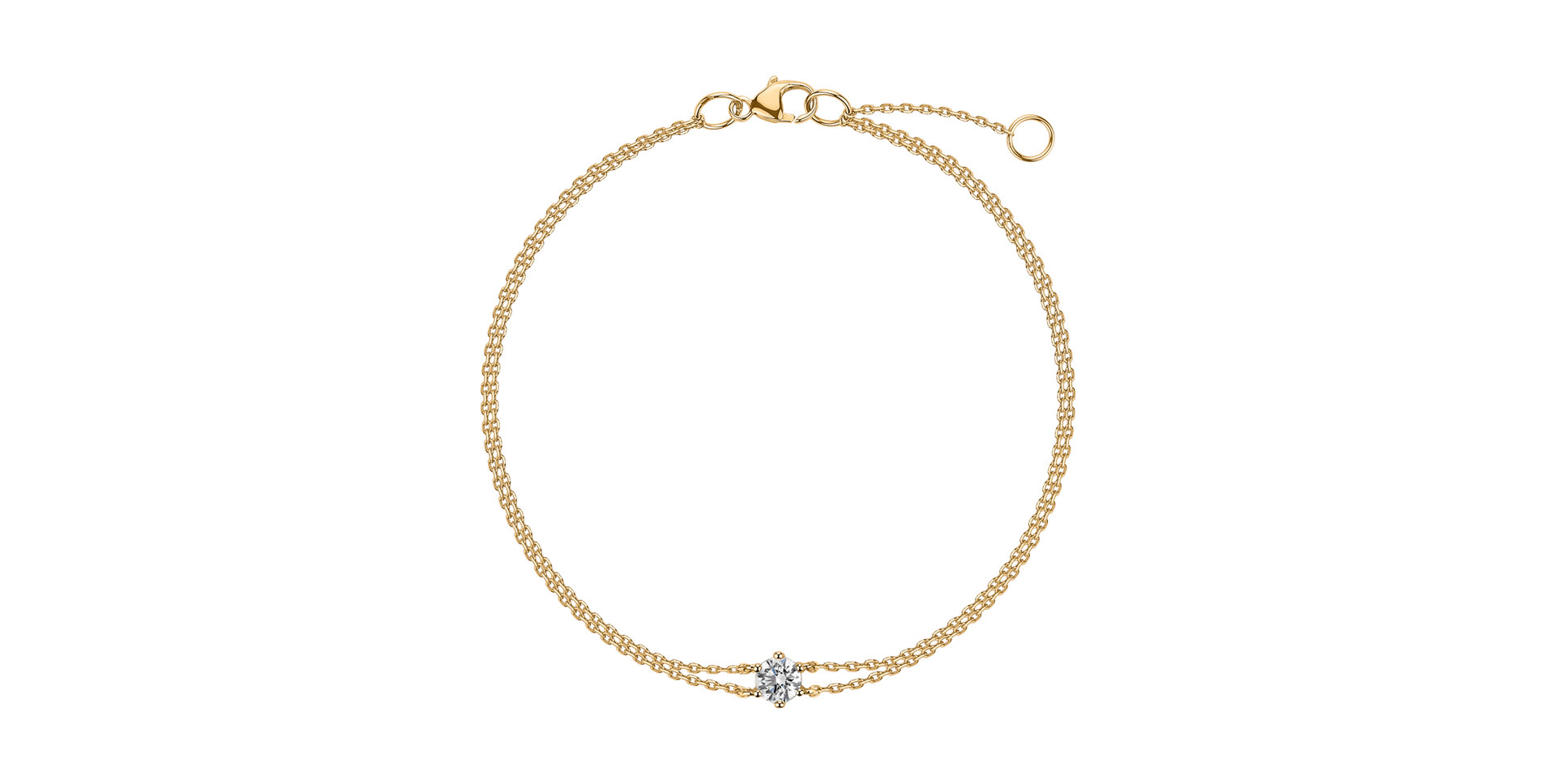 Náramek s diamantem Essential Shine
