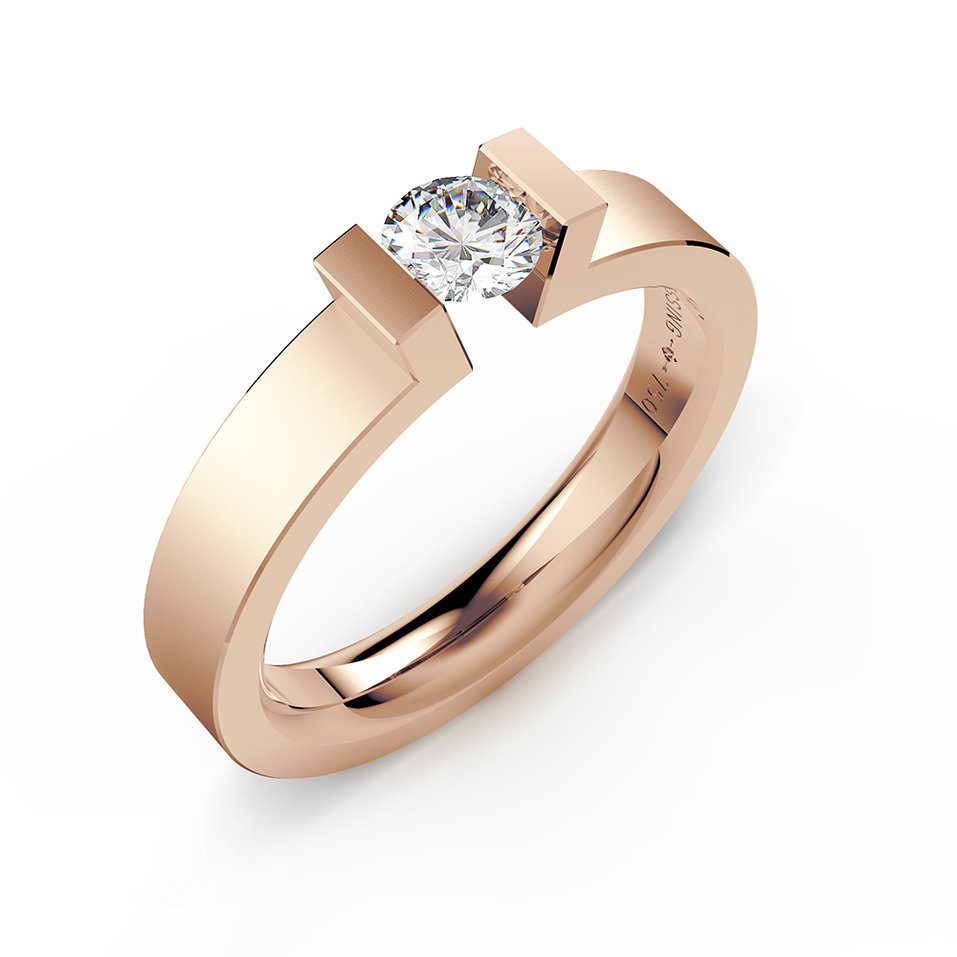 Prsten s diamantem Spannring HighEnd C