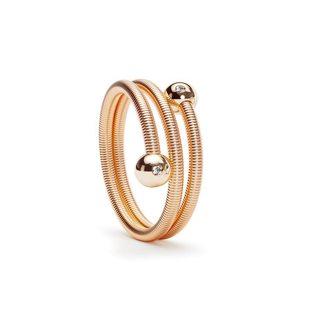Prsten s diamanty Colette C Embrace ring 2 Windings