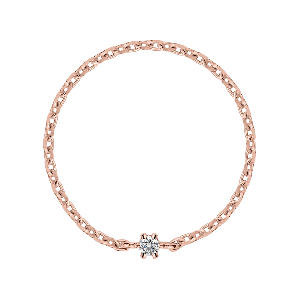 Prsten s diamantem Boogie