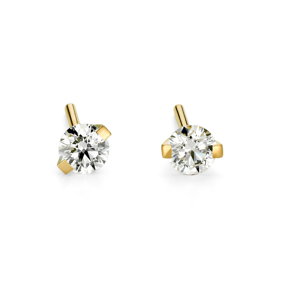 Náušnice s diamantem Princess Earrings