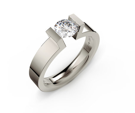 Prsten s diamantem Spannring HighEnd C