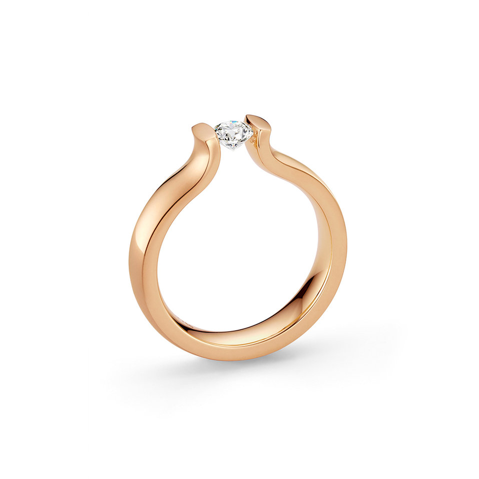 Prsten s diamantem Spannring Lucia