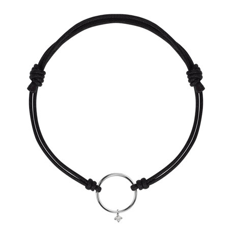 Náramek s diamantem Shiny Loop