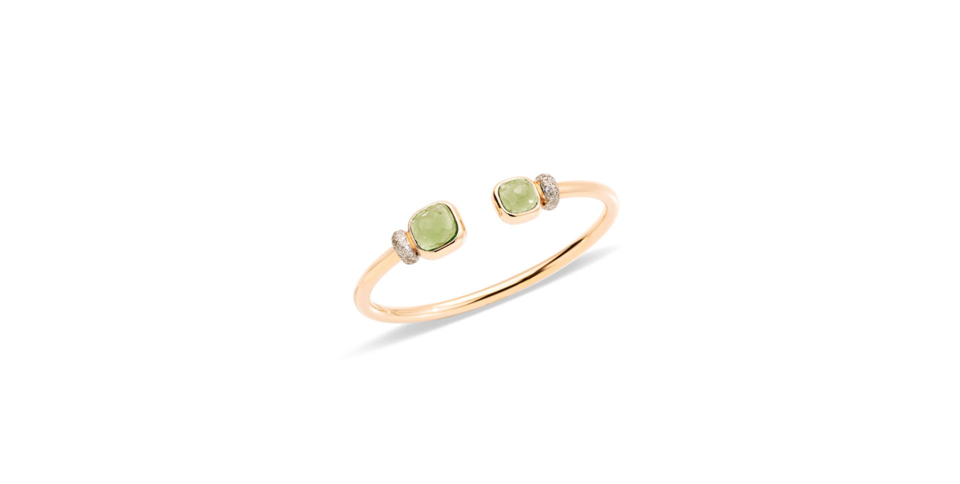 Náramek s diamanty a ametysty Nudo