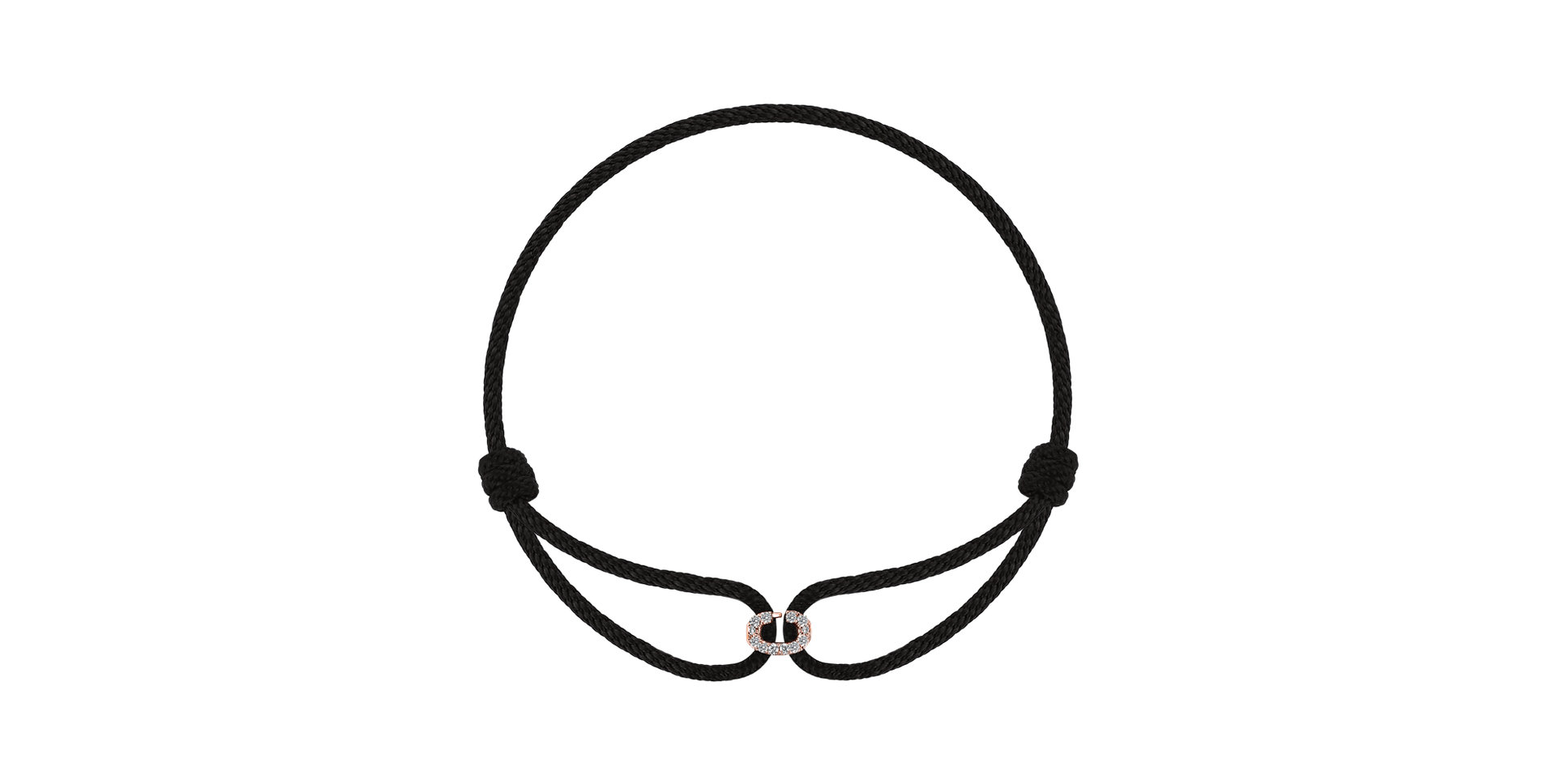 Náramek s diamanty Alphabet Delight