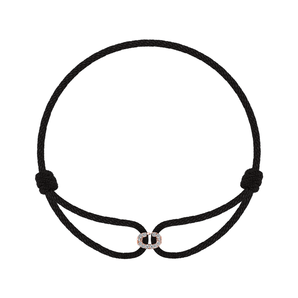 Náramek s diamanty Alphabet Delight