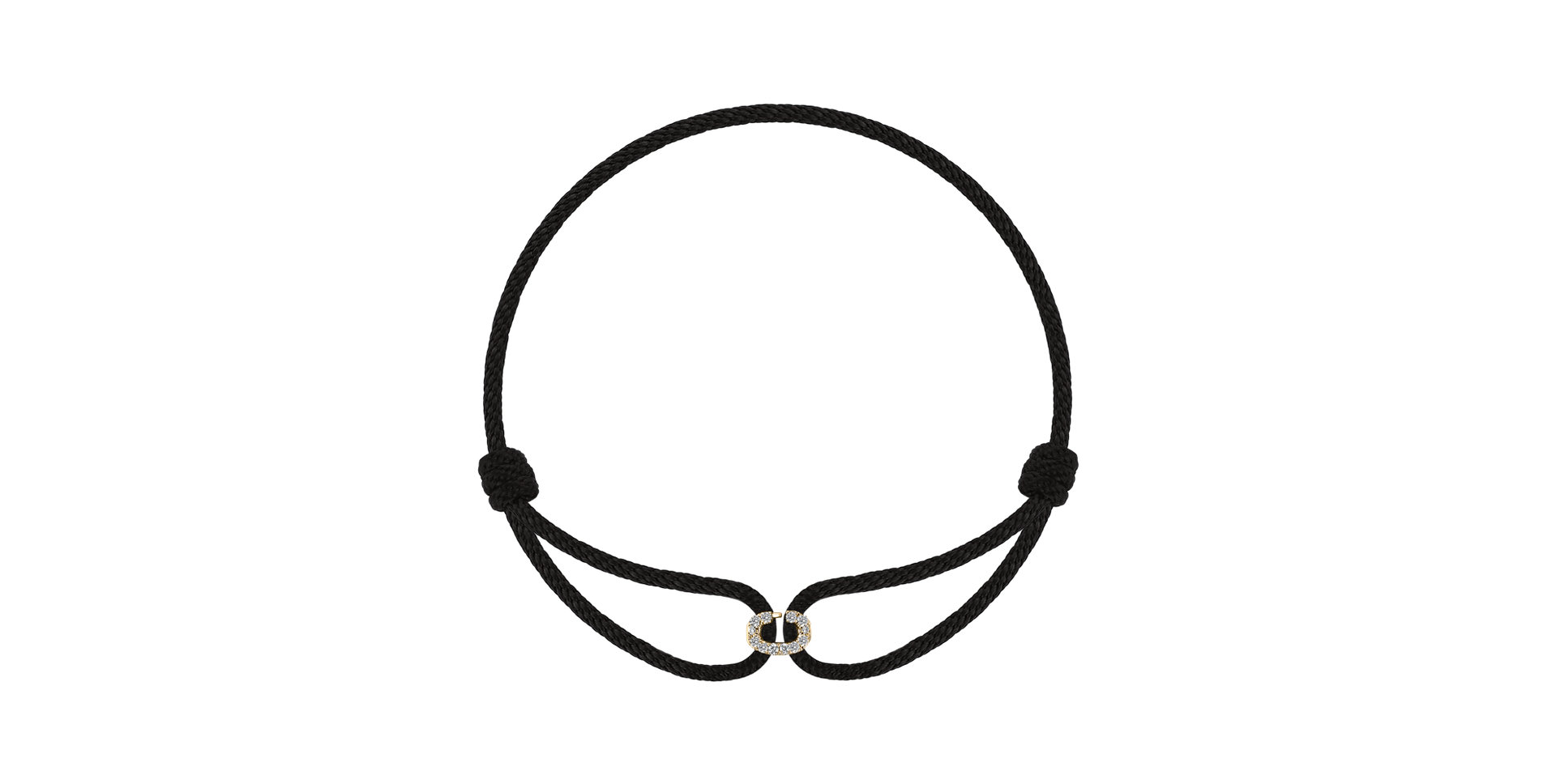 Náramek s diamanty Alphabet Delight