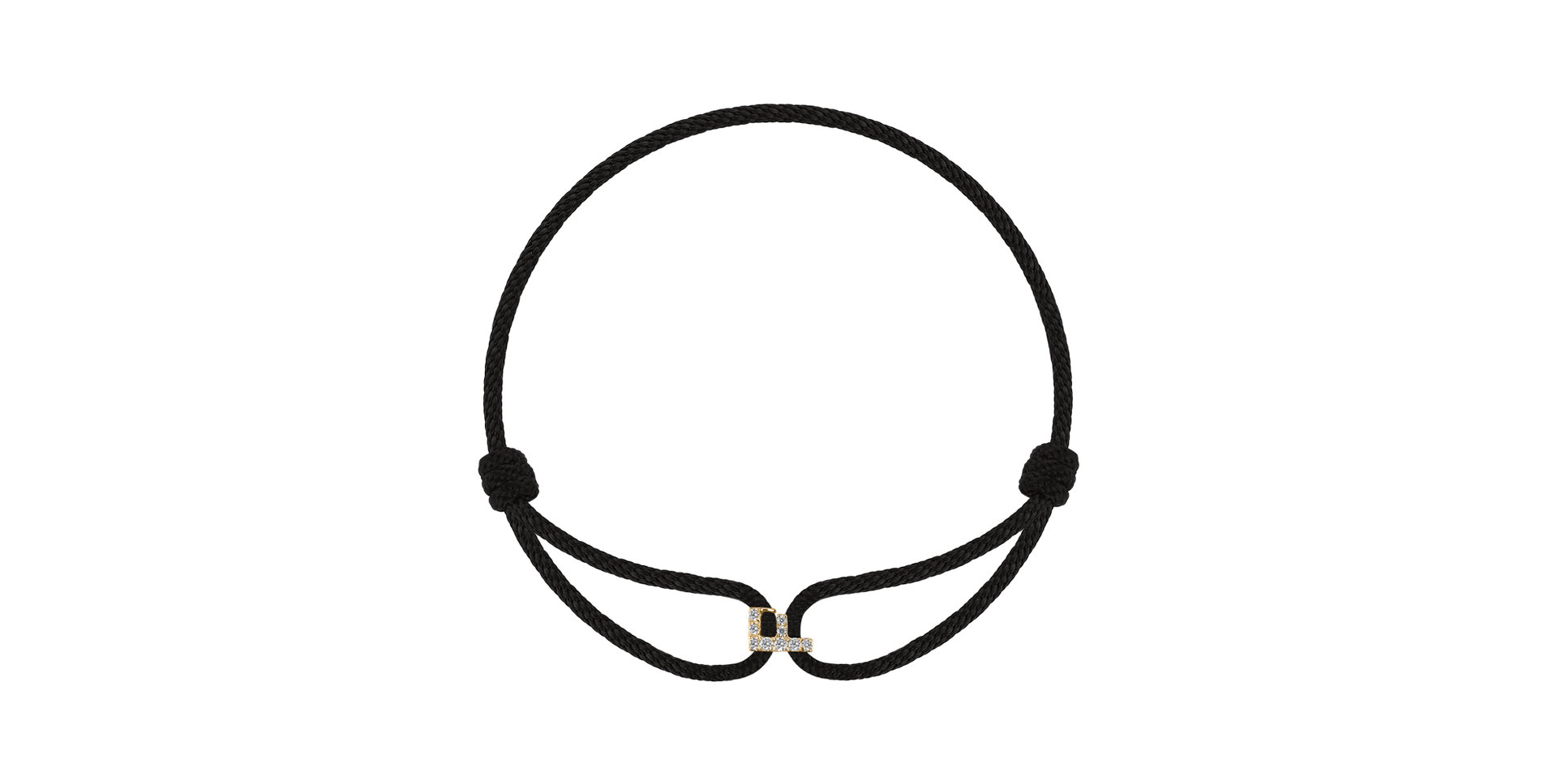 Náramek s diamanty Alphabet Delight