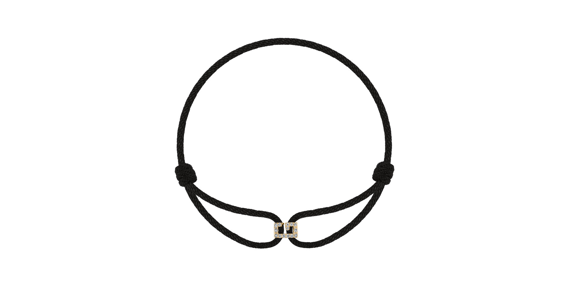 Náramek s diamanty Alphabet Delight