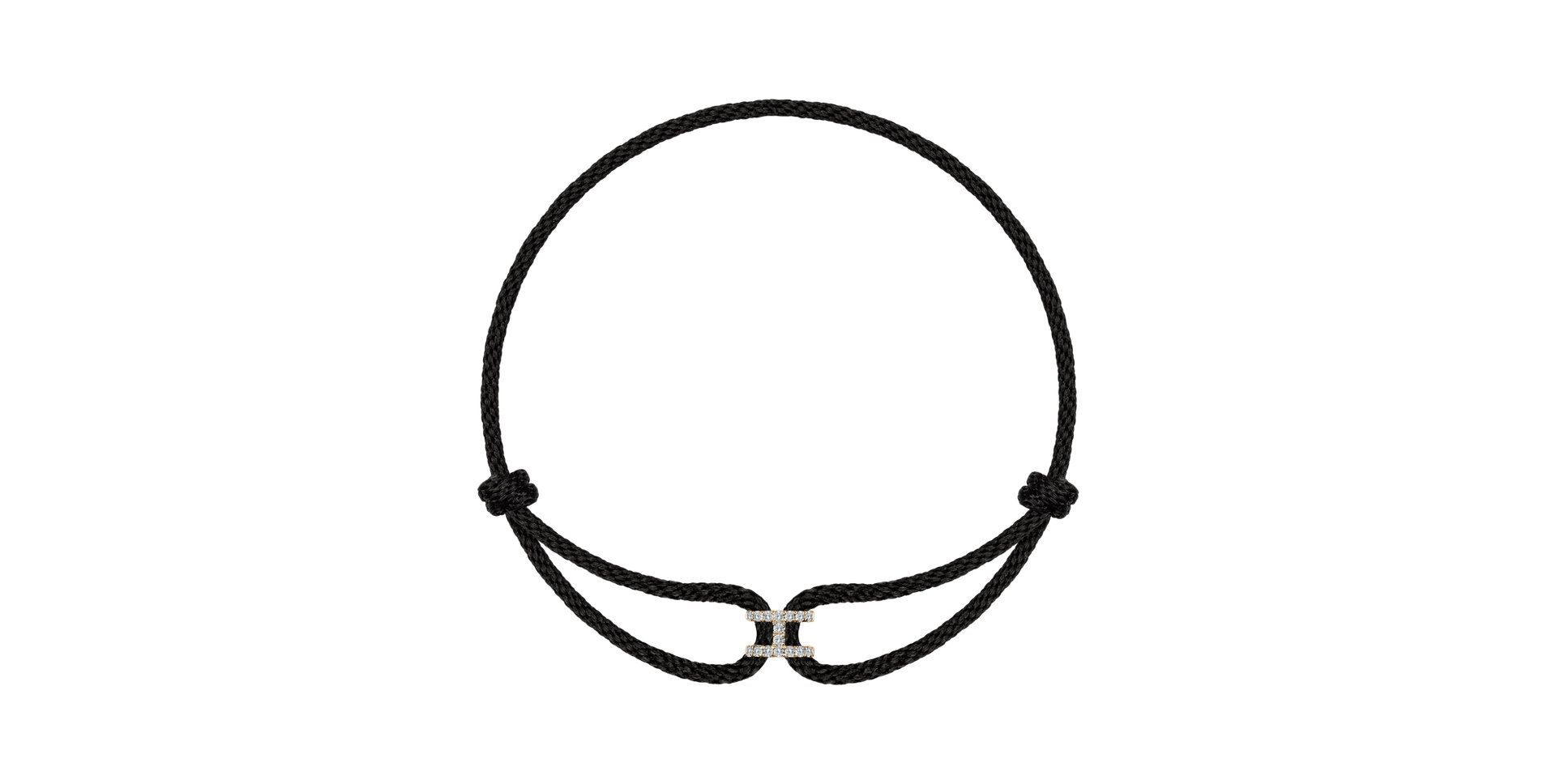 Náramek s diamanty Alphabet Delight