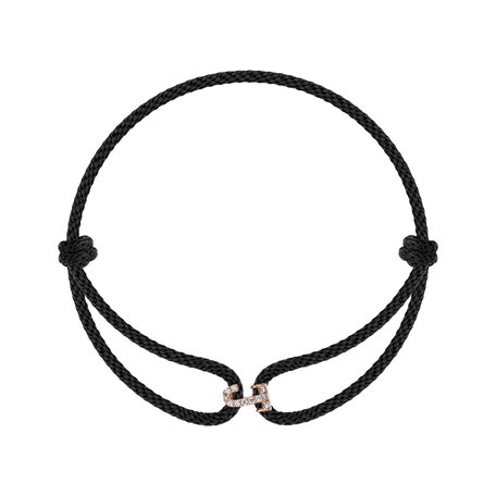 Náramek s diamanty Alphabeth Delight