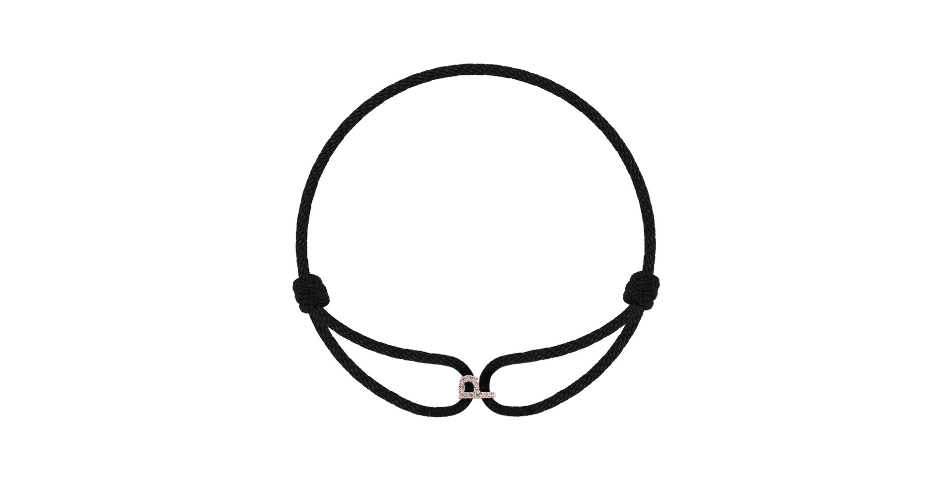 Náramek s diamanty Alphabet Delight