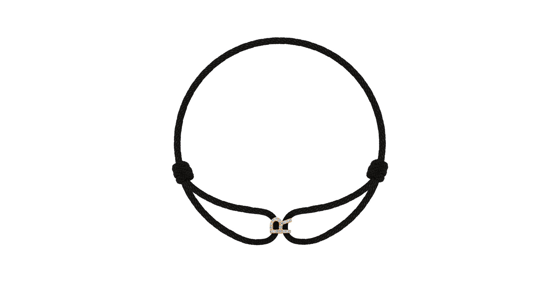 Náramek s diamanty Alphabet Delight