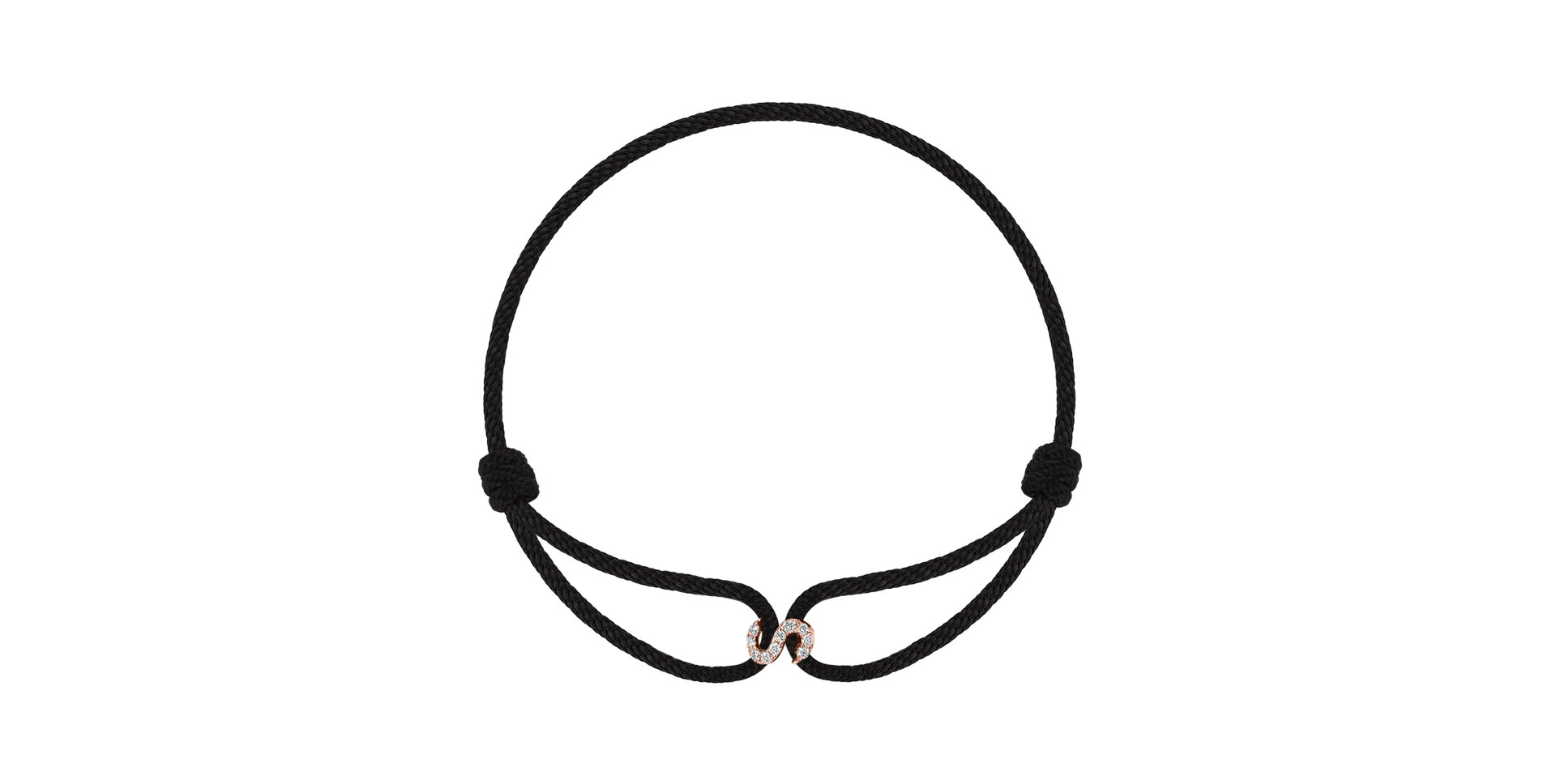 Náramek s diamanty Alphabet Delight