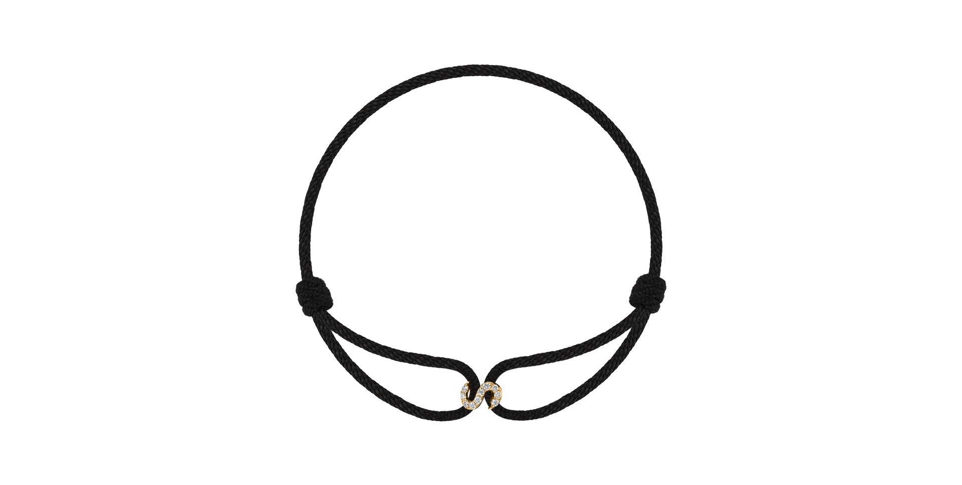 Náramek s diamanty Alphabet Delight