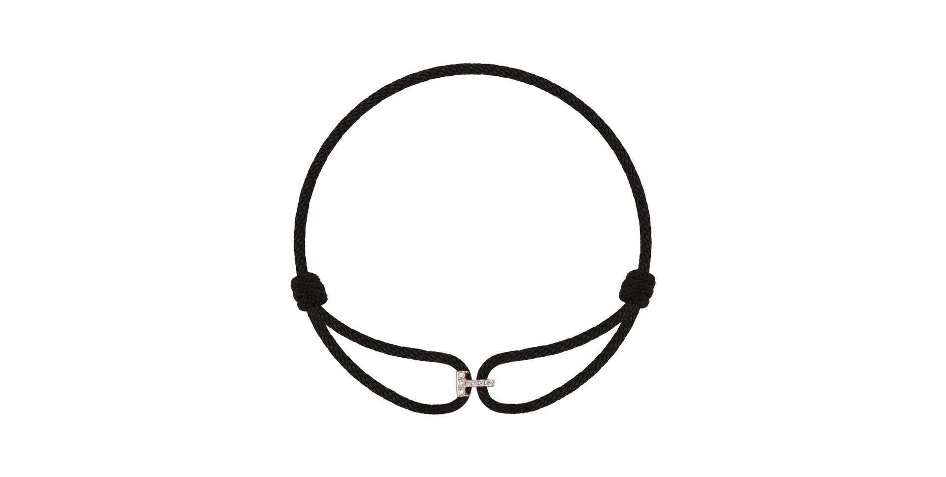 Náramek s diamanty Alphabet Delight