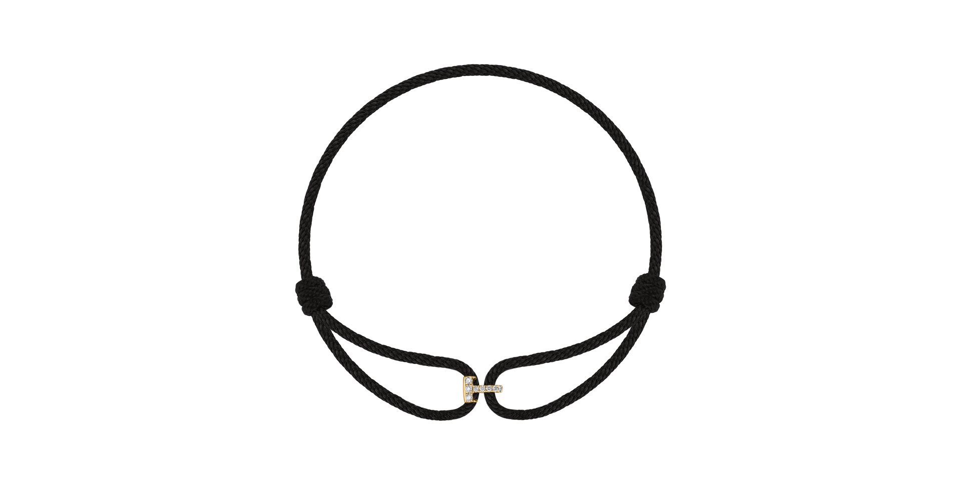 Náramek s diamanty Alphabeth Delight