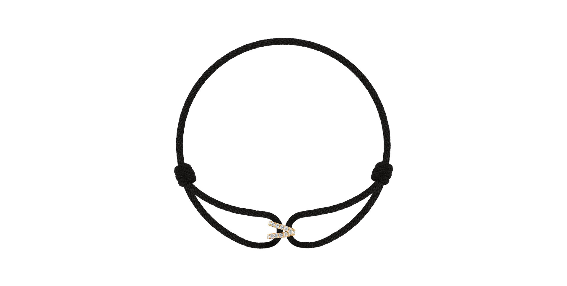 Náramek s diamanty Alphabet Delight