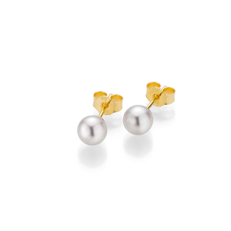 Náušnice s bielou morskou perlou Urban