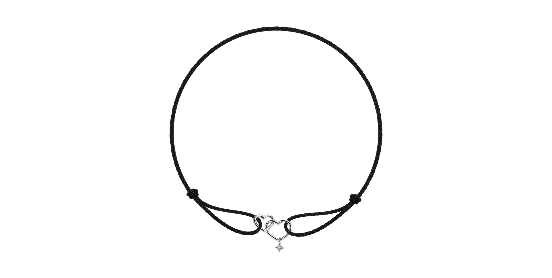 Náramek s diamantem Unbroken Bond