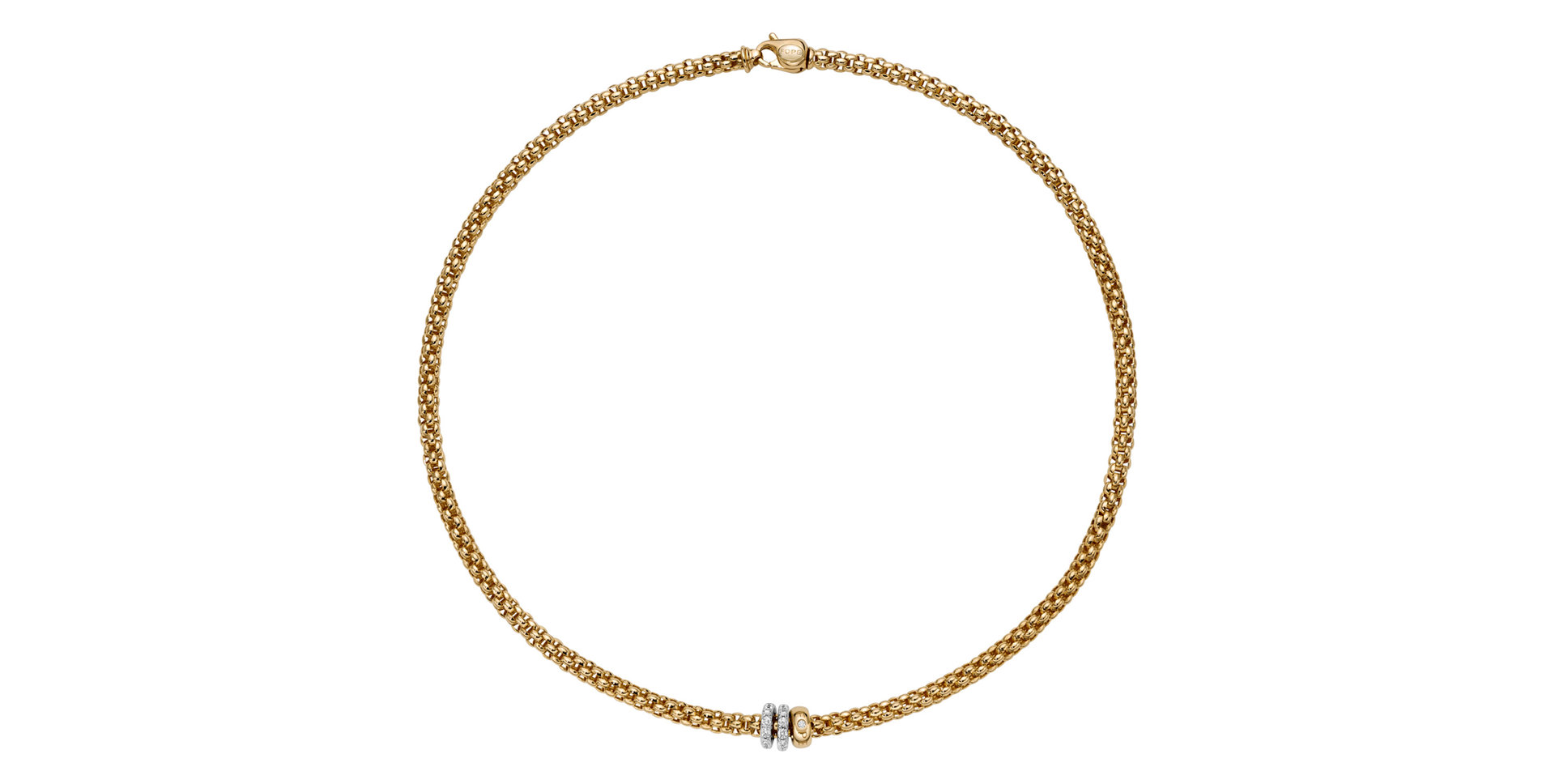 Náhrdelník s diamanty Flex'it