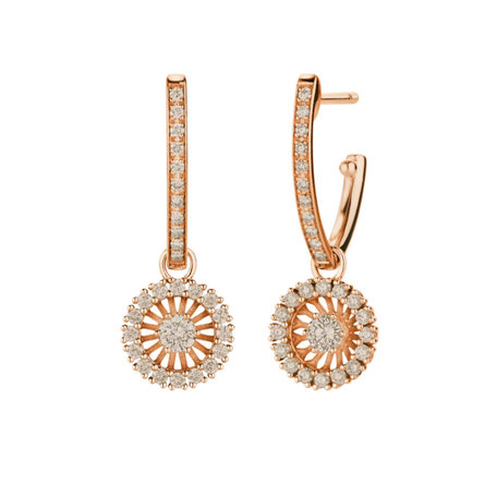 Náušnice s diamanty Swing Boho